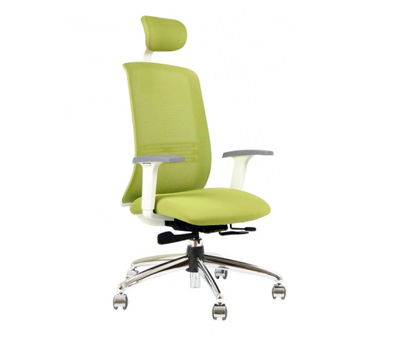 Silla Güd Color Executive c/cabezal. Base Cromada
